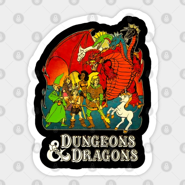 dungeons and dragons Sticker by Lulabyan